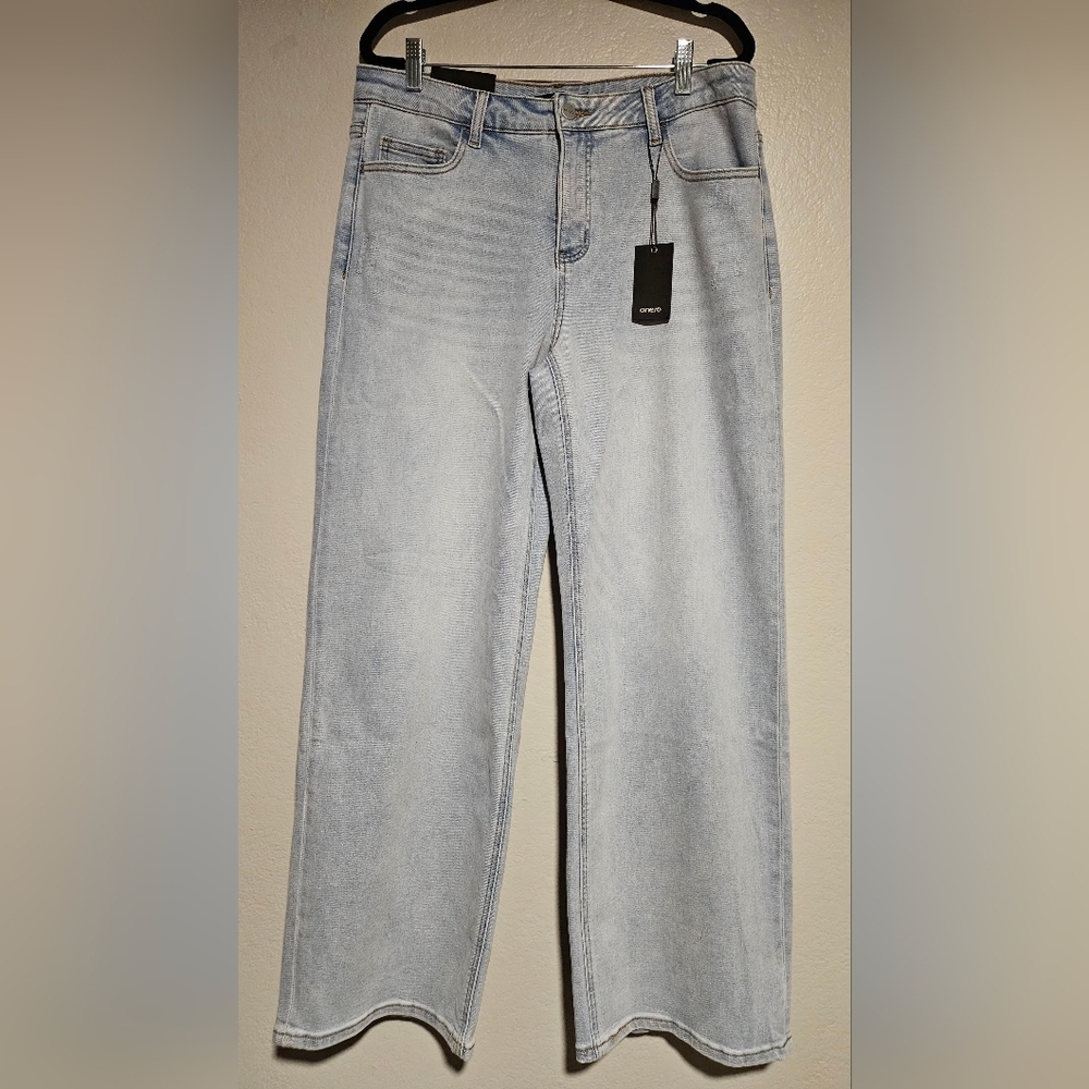 Oneso Mid Rise Wide Leg Jeans Various Sizes - Picture 14 of 16